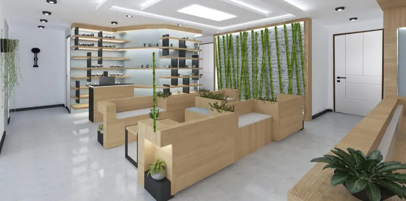 کلینیک فیزیوتراپی، طراحی — سعادت‌آباد